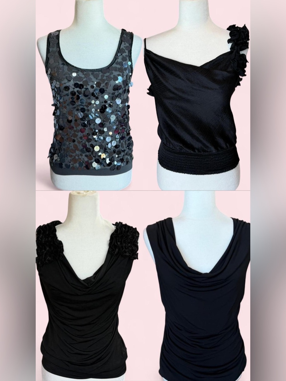 ‼️BUNDLE DEAL- Set of 4 Tops- Small